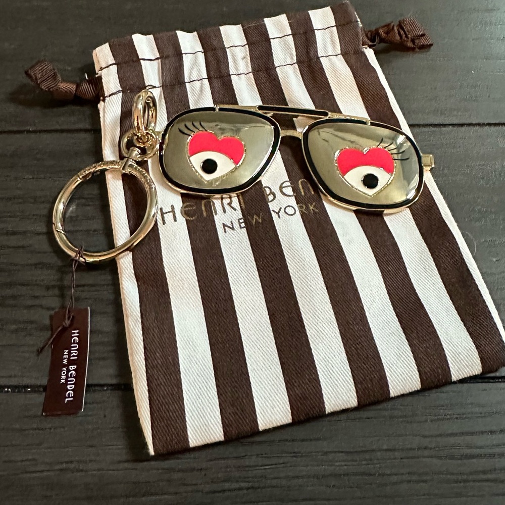 Henri Bendel Bag Charm - See You Sunglasses - NWT